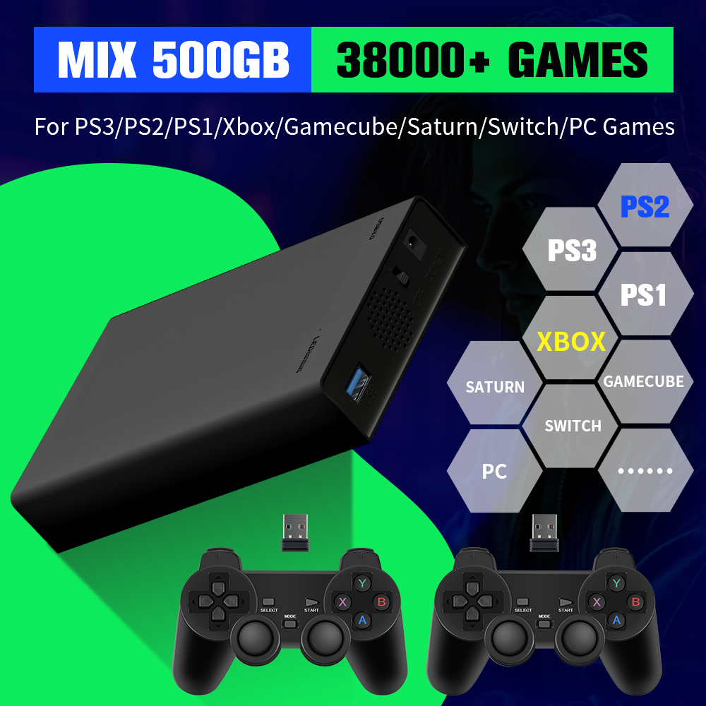 Retro Gaming Hdd - 500G Spielefestplatte mit über 38000 Spielen