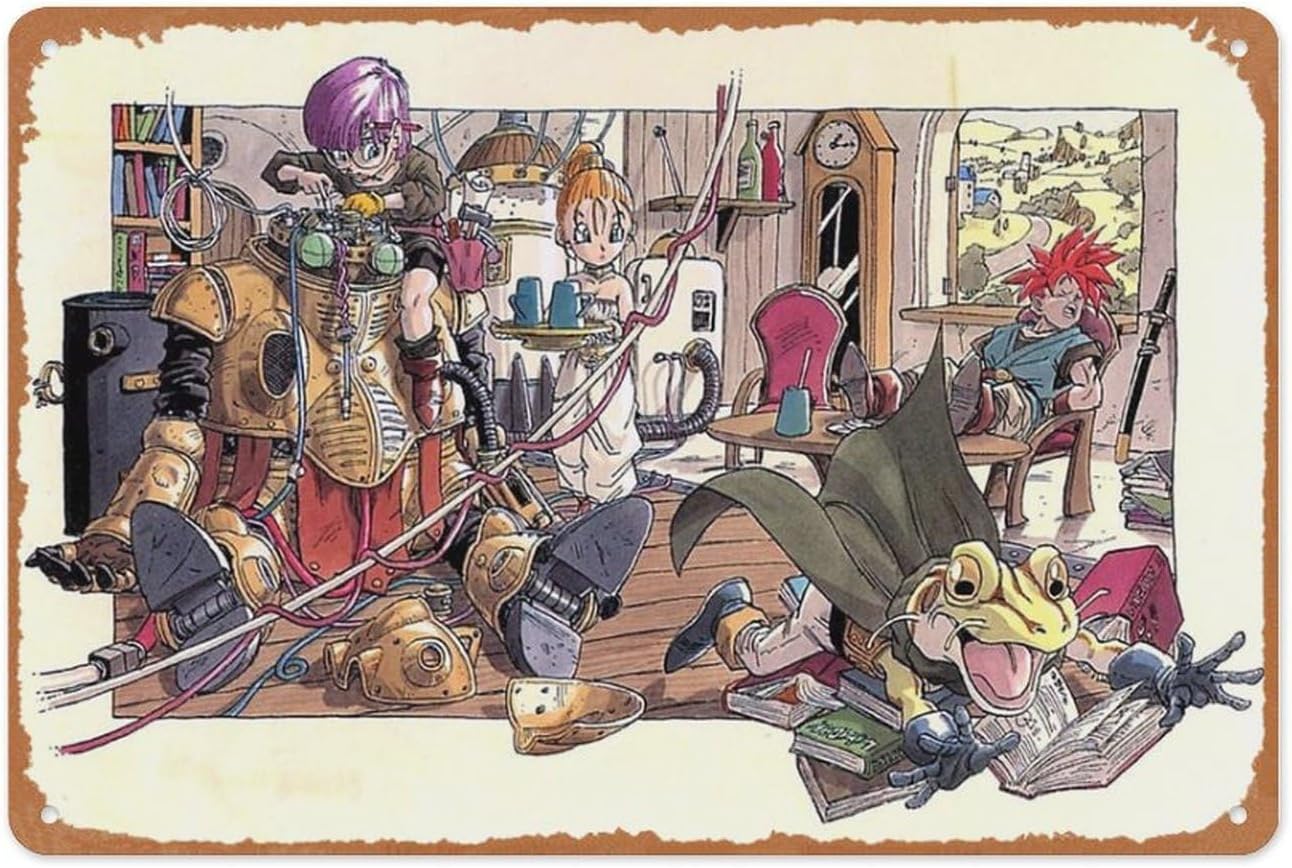 Retro Gaming Us - Retro Game Metallschild – Chrono Trigger