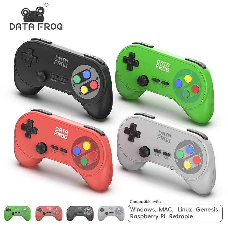 Retro Gaming For Tv - Data Frog PC07 Klassischer Drahtloser Spiele-Controller,