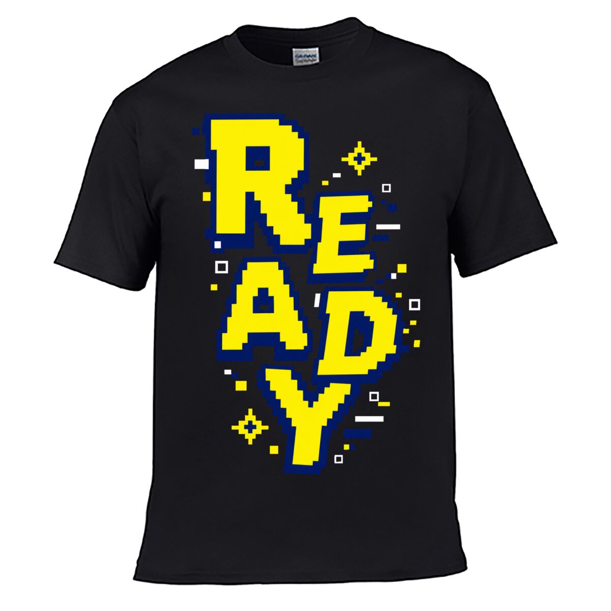 Retro Gaming Shops - Retro Pixel Ready Gaming Lettering Herren