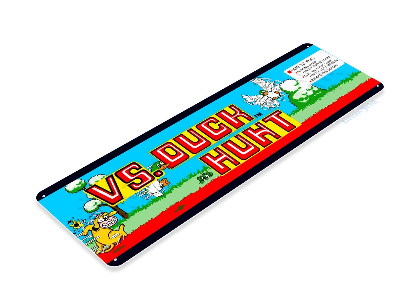 Zinn Zeichen Enten jagd Arcade – Retro Gaming Shops Bewertung und Preis