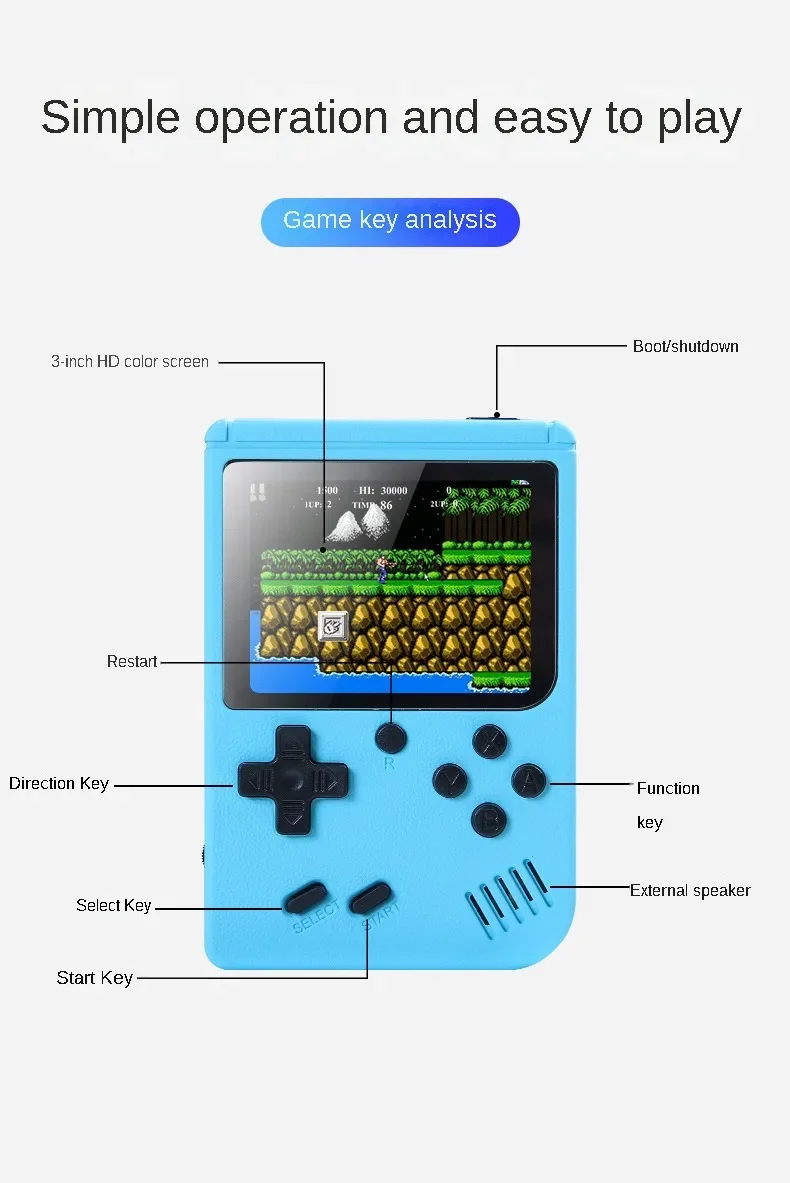 Eingebaute 500+ Klassische Spi – Retro Gaming For Tv Bewertung und Preis