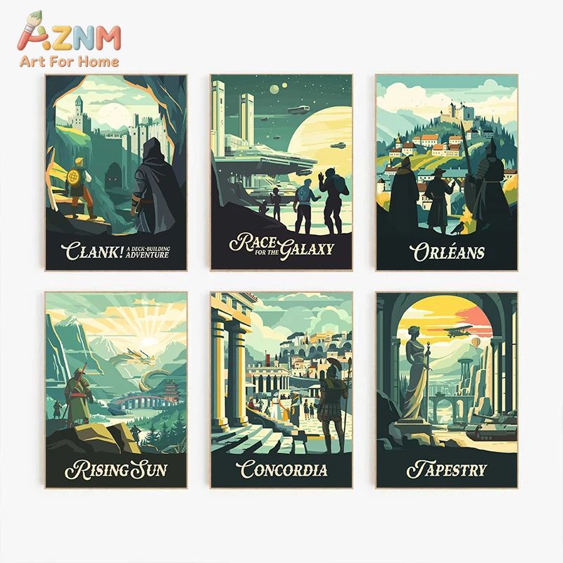 AZNM Retro-Brettspiel-Kunst-Le – Retro Gaming Us Bewertung und Preis