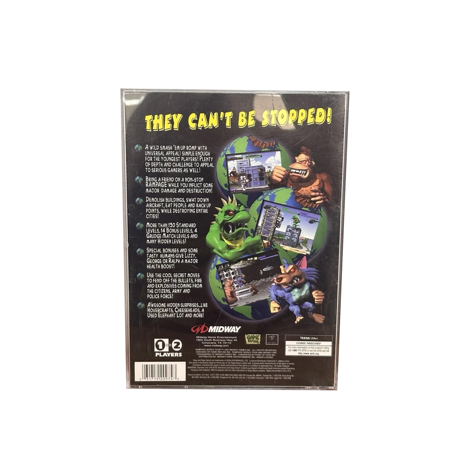 Saturn Copy Disc Game Rampage  – Retro Gaming Consoles Bewertung und Preis