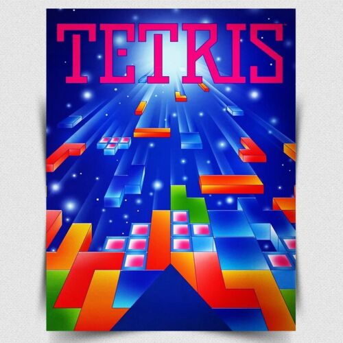 TETRIS METAL SIGN PLAQUE – Ret – Retro Gaming Us Bewertung und Preis