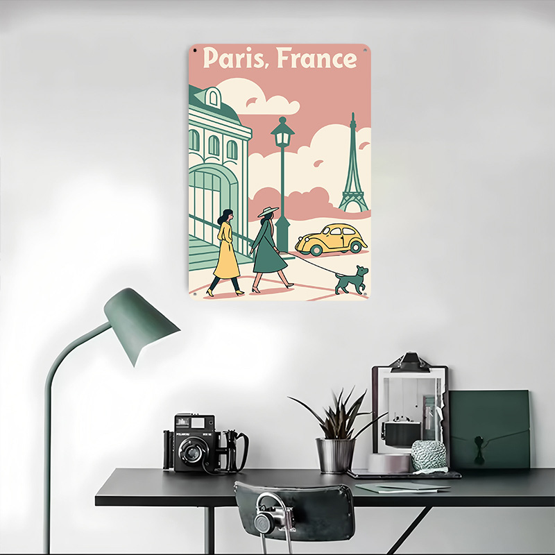 Paris Frankreich Reise-Poster, – Retro Gaming France Bewertung und Preis